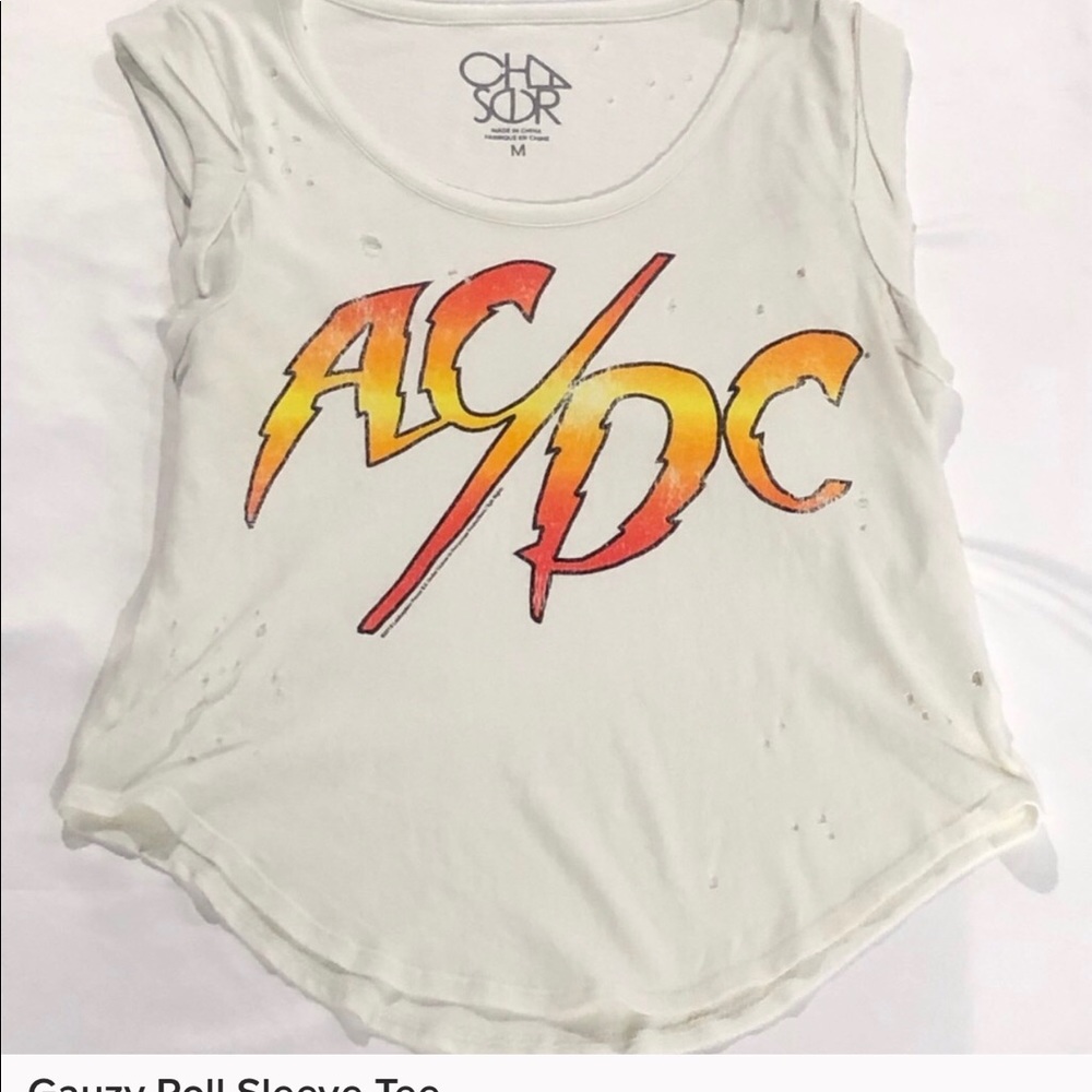 NEW AC/DC  is rolled sleeves SOFT T-shirt! - Picture 2 of 3